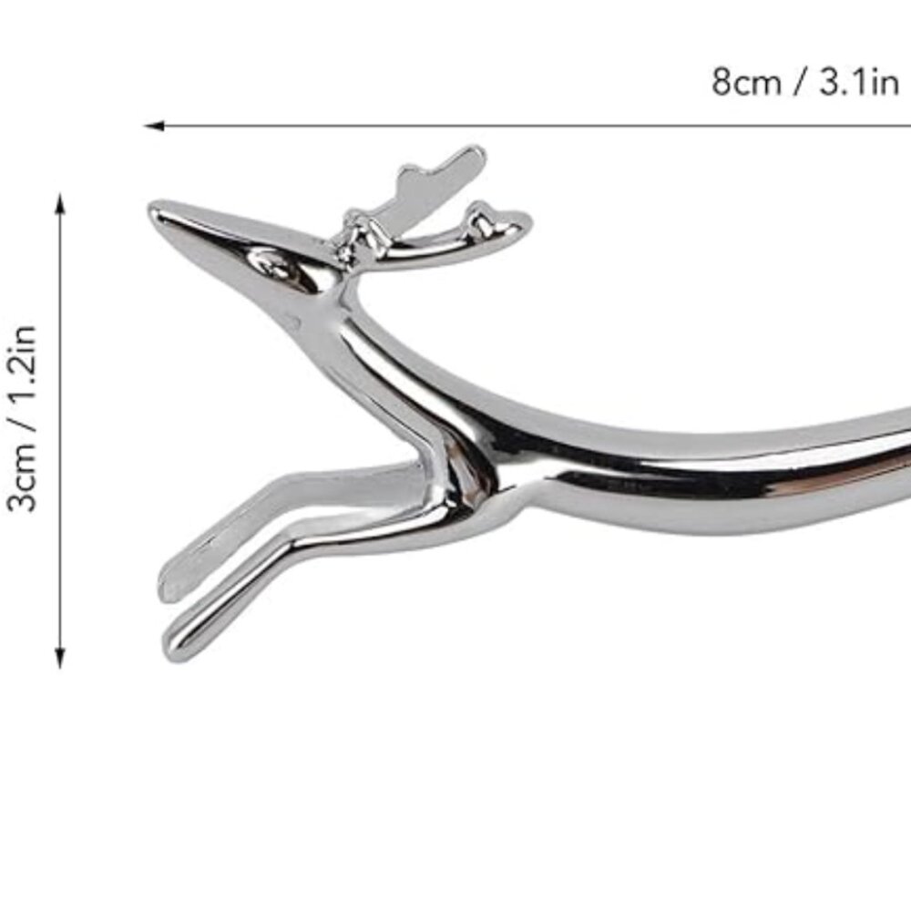 Cutlery Rest 8 pcs Spoon Rest Chopstick Holder Polished Zinc Alloy Deer Shaped